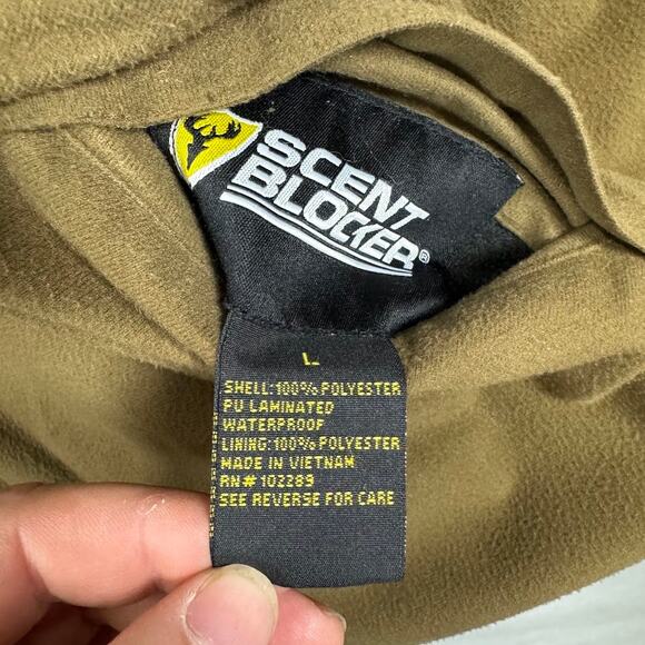 Scent-Blocker Wind Blocker System Layer 2 Reversible Camo Fleece Vest Men LG - Picture 12 of 13